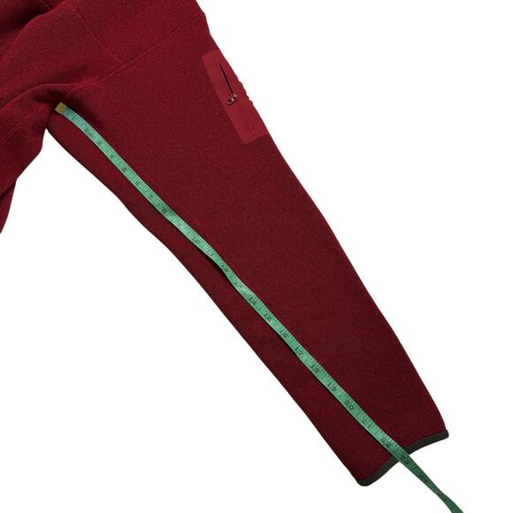 ARC’TERYX 1/4 Zip Pullover Covert Cardigan Sweater in Brick Red Size Large Mens - Picture 8 of 8